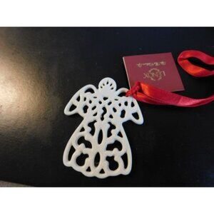 Lenox Ivory Christmas Angel Charm Ornament NEW W/Tags